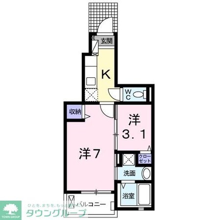 グランツェンの物件間取画像